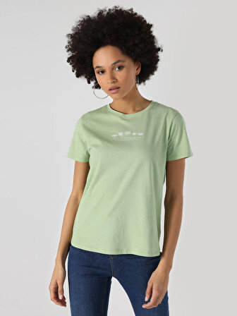 Yeşil Kadın Tshirt K.kol