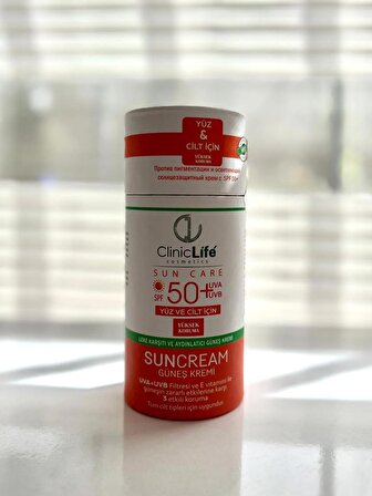 Cliniclife Leke Karşıtı ve Aydınlatıcı Güneş Kremi 50+ Spf 100 ml