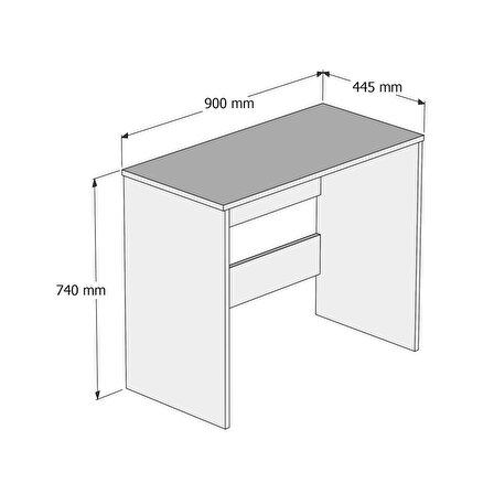 Çalışma Masası Beyaz - CLM0101
