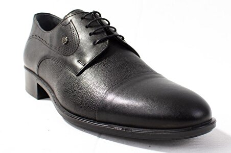 fermend 119 Siyah Klasik Deri Erkek Ayakkabı