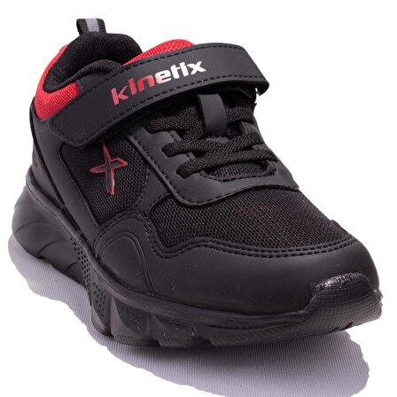 Kinetix FenderC3 Siyah Kırmızı Ortopedik Günlük Erkek Çocuk Spor Ayakkabı