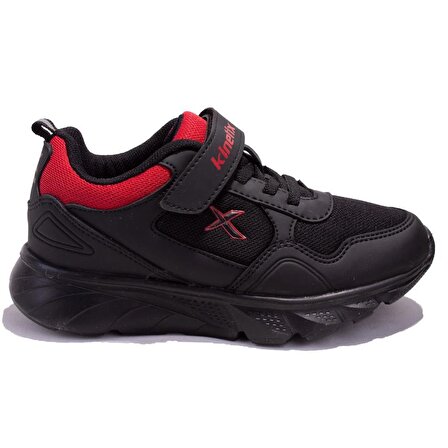 Kinetix FenderC3 Siyah Kırmızı Ortopedik Günlük Erkek Çocuk Spor Ayakkabı