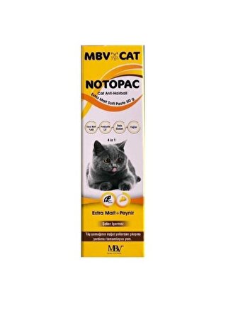 MBV Cat Anti-hairball Notopac Extra Malt+ Peynirli Kedi Maltı 50gr