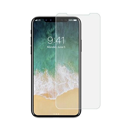 Apple iPhone 12 Uyumlu Ekran Koruyucu Screen Protector Tempered Glass Kristal Netliğinde %100 HD Görüntü, Yüksek Kalite Temperli Kırılmaz Cam