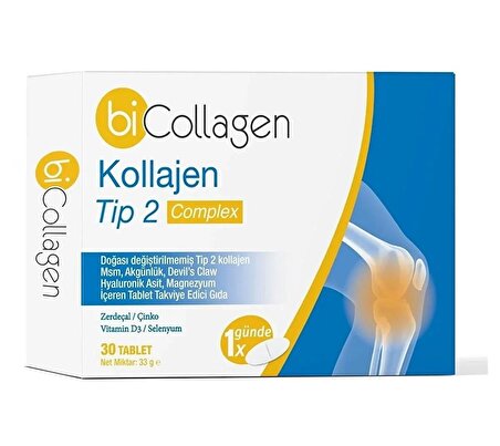 Collagen Tip 2 Kolajen Multi Complex 30 Tablet
