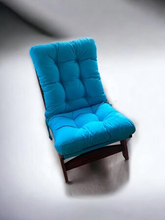 Comfort Deluxe Mavi, Dış Mekan Iroko Koltuk, Koltuk, Iroko