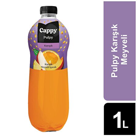 Cappy Pulpy Karışık Meyveli İçecek 1 Lt