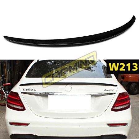 Mercedes E Serisi W213 Bagaj Üstü Piano Black Spoiler