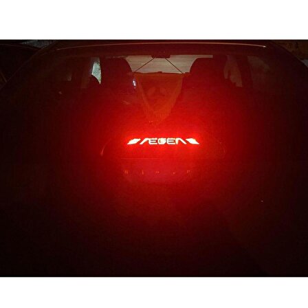 Fiat Egea Sedan Karbon Arka Fren Stop Lambası Sticker