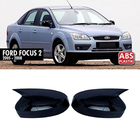 Ford Focus 2 Batman Yarasa Ayna Kapağı Piano Black 2005-2008