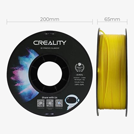 Creality Cr-Petg Filament Sarı 1.75 mm