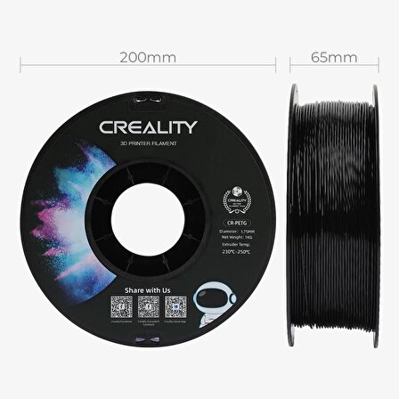 Creality Cr-Petg Filament Siyah 1.75 mm