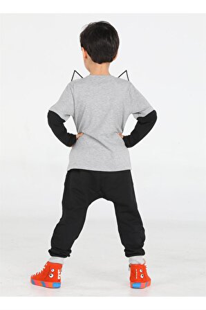 Tilki Baggy Erkek Çocuk Pantolon + T-shirt Takım