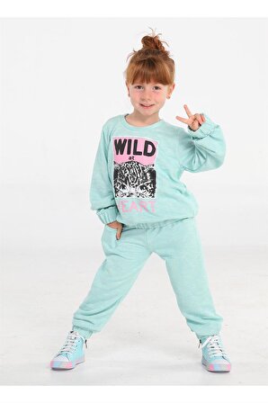 Cute Wild Mint Jogger Eşofman Takım