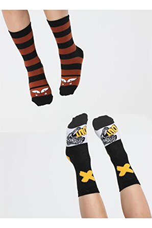Fox&Dino 2'li Paket Erkek Çocuk Çorap