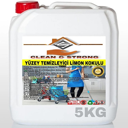 YÜZEY TEMİZLEYİCİ LİMON KOKULU 5KG