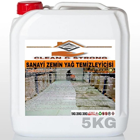 SANAYİ ZEMİN YAĞ TEMİZLEYİCİ 5KG