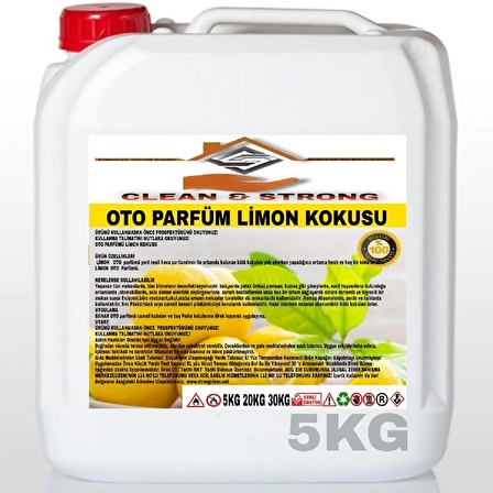 OTO PARFÜM LİMON KOKUSU 5KG