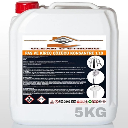 PAS VE KİREÇ ÇÖZÜCÜ ULTRA KONSANTRE 1/10 5KG