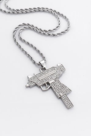 Iced Out Uzi Kolye CS1181GM