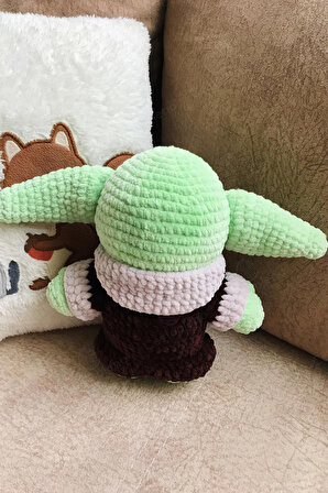 Starwars Baby Yoda Örgü Bebek Oyuncak