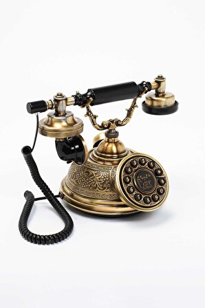 El Dekorlu Kubbe Eskitme Klasik Tuşlu Telefon
