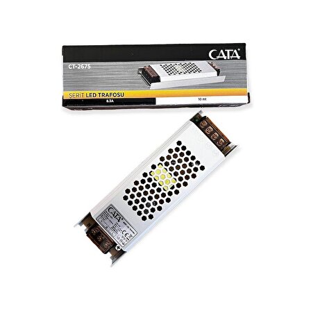 Cata 8,5 Amper Şerit Led Trafosu ( 100W ) (Süper Slim Model)