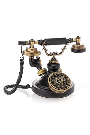 Anna Bell Siyah Etekli Tuşlu Telefon