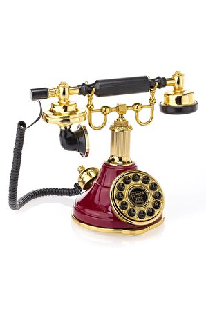 Bordo Çan Klasik Telefon