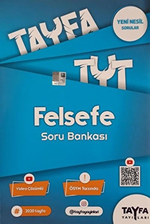 Tayfa TYT Felsefe Soru Bankası (Yeni)