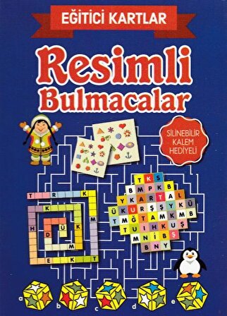 Eğitici Kartlar Resimli Bulmacalar