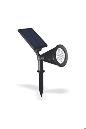 Opto 7w Solar Güneş Enerjili Led Bahçe Armatür Lamba 88-2002 Çim Kazığı