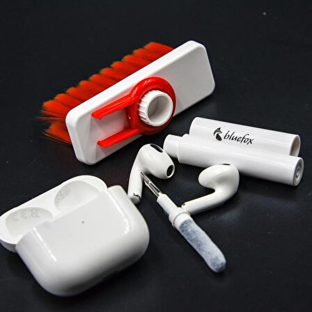 CoolToolls Kulaklık Temizleme Kalemi Klavye Çatlak Kulaklıklar 5 Parçalı Bilgisayar Kulaklık Temizleme Fırçası
