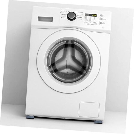 CoolToolls Çamaşır Makinesi Titreşim Gürültü Hareket Önleyici Ped Siyah (4 Adet)
