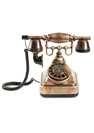 Klasik Eskitme Çevirmeli Telefon