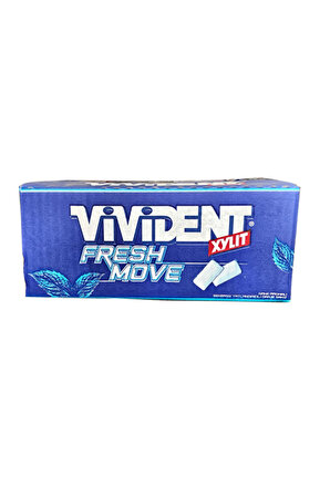 Vivident XYLIT Fresh Move Nane Aromalı Draje Sakız 60 gr x 12 Adet