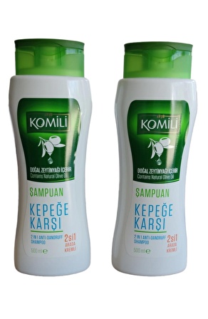 KOMİLİ (2Sİ1 ARADA KREMLİ) KEPEĞE KARŞI ŞAMPUAN 500 ML (2 ADET)