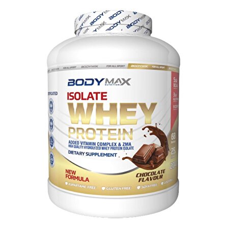 Bodymax Protein Whey Isolate 2040 gr Izole Whey Protein Çikolata 