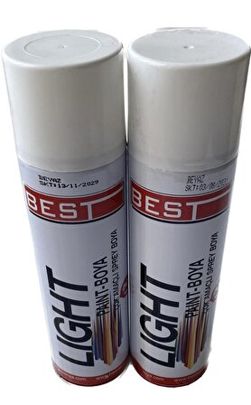 Best Light Çok Amaçlı Sprey Boya Beyaz Eşya Boyası 250 ml 2 Adet