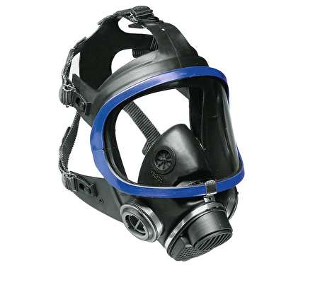 Drager X-Plore 5500 Epdm/Pc Tam Yüz Maskesi Mavi Renk