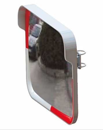 Evelux 12265 Tga Trafik Güvenlik Aynası 40*60Cm (3,6Kğ)Kırmızı Beyaz
