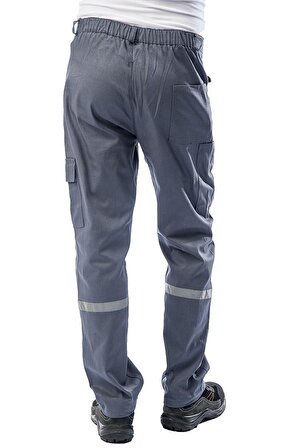 Yazlık Teknik İş Pantolonu (Simple 16/12) Gri Renkli