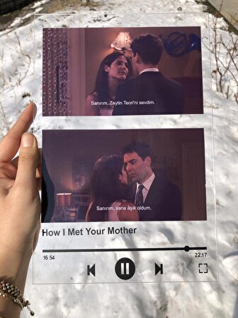 How I Met Your Mother Pleksiglass Tablo, Hediyelik, Ev Dekorasyonu, Dekoratif Eşya