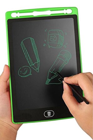 Tablet Lcd Dijital Kalemli Çizim Yazı Tahtası 8.5 İnç Grafik Not Yazma Eğitim Tableti