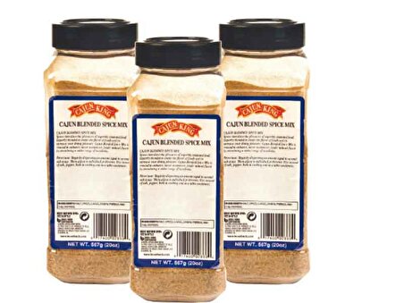Cajun King Blended Spice Mix 567 Gr 3 Adet