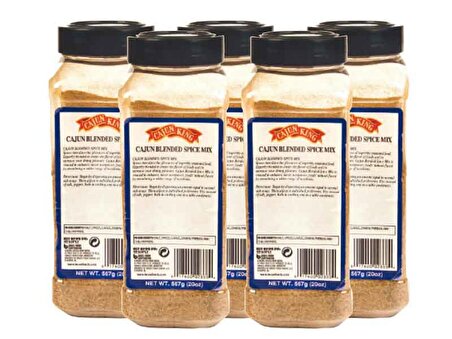 Cajun King Blended Spice Mix 567 gr 5 Adet