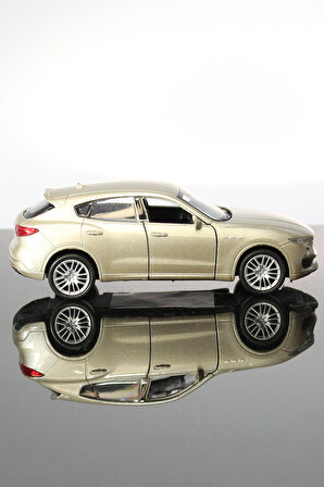 Maserati Levante Bej Çek Bırak Metal Model Oyuncak Araba 12 cm