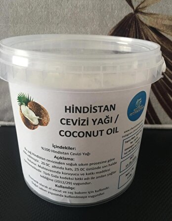 Hindistan Cevizi Yağı 1 Kg 