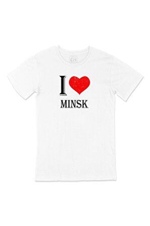 I Love Minsk Tişört