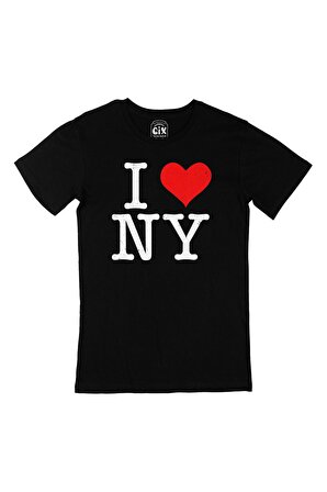 I Love NY Siyah Tişört